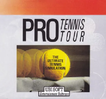 Pro Tennis Tour (UK) (1990) box cover front
